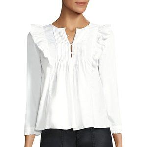 Joie - Adelheid Ruffled Cotton Blouse
